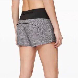 Lululemon Athletica Black and Gray Athletic Shorts